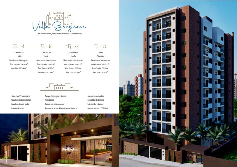 Apartamento - Venda - Centro - Guarapuava - PR